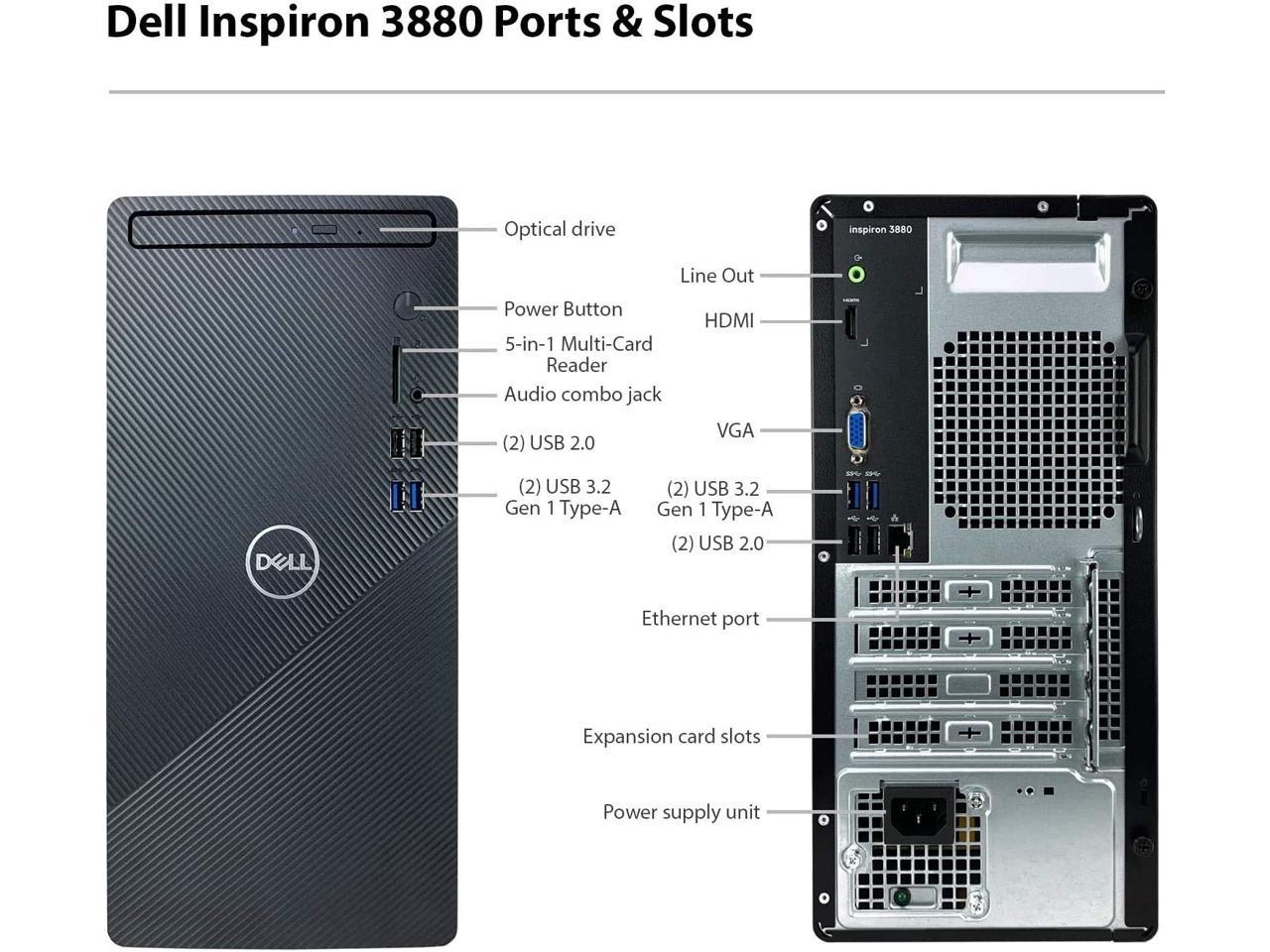 dell inspiron 3880 details