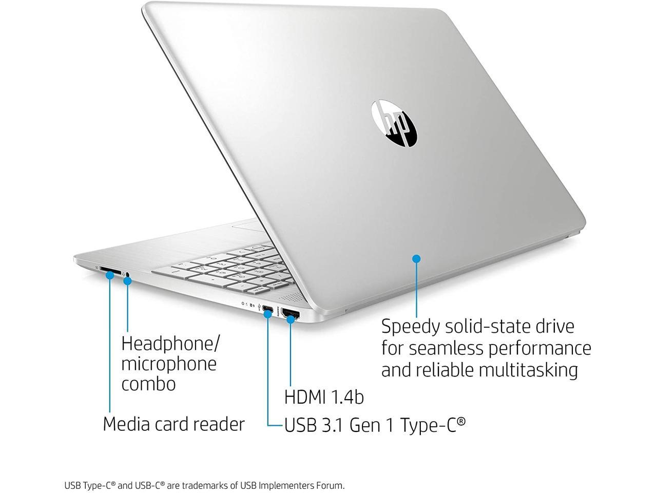 HP 15 Premium Laptop Computer 15.6" FHD IPS Touchscreen Display 10th