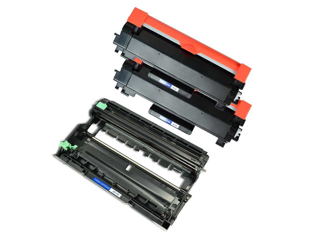 2* TN760 Toner +1* DR730 Drum Set For Brother HLL2350DW DCPL2550DW
