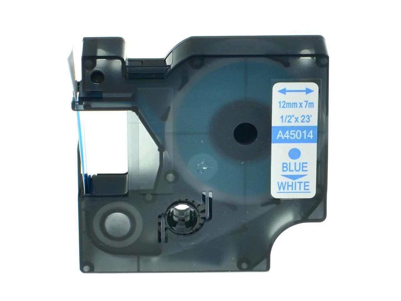 High Quality 1PK 45012 Red on Clear Label Tape for DYMO D1 LabelPoint 200 350 
