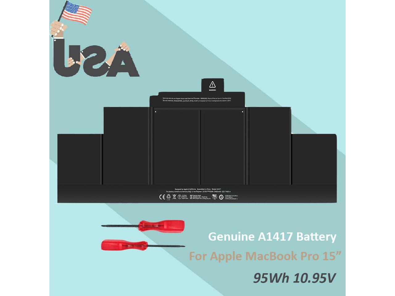 Genuine A1417 Battery For Apple Macbook Pro 15 Retina A1398 Mid 12 Early 13 Newegg Com