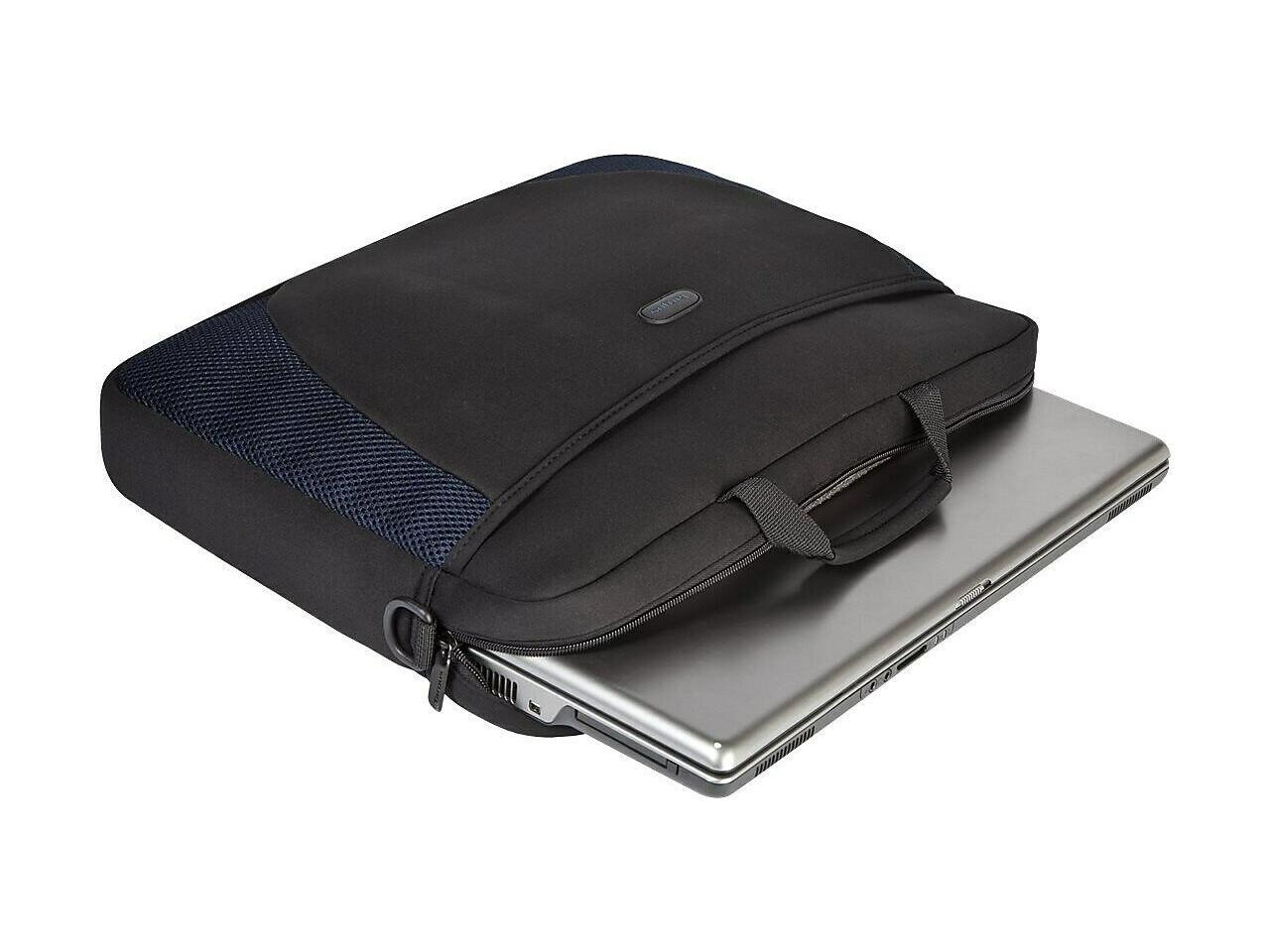  Targus  Neoprene Laptop  Sleeve  for 17 Laptops  Black Blue 