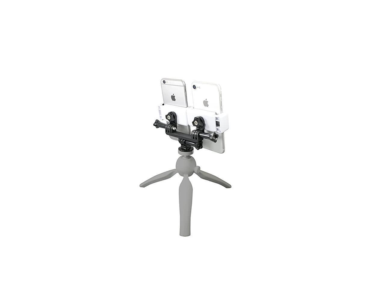 S Dual Tripod Mount Adapter for Live Video and Photography with
