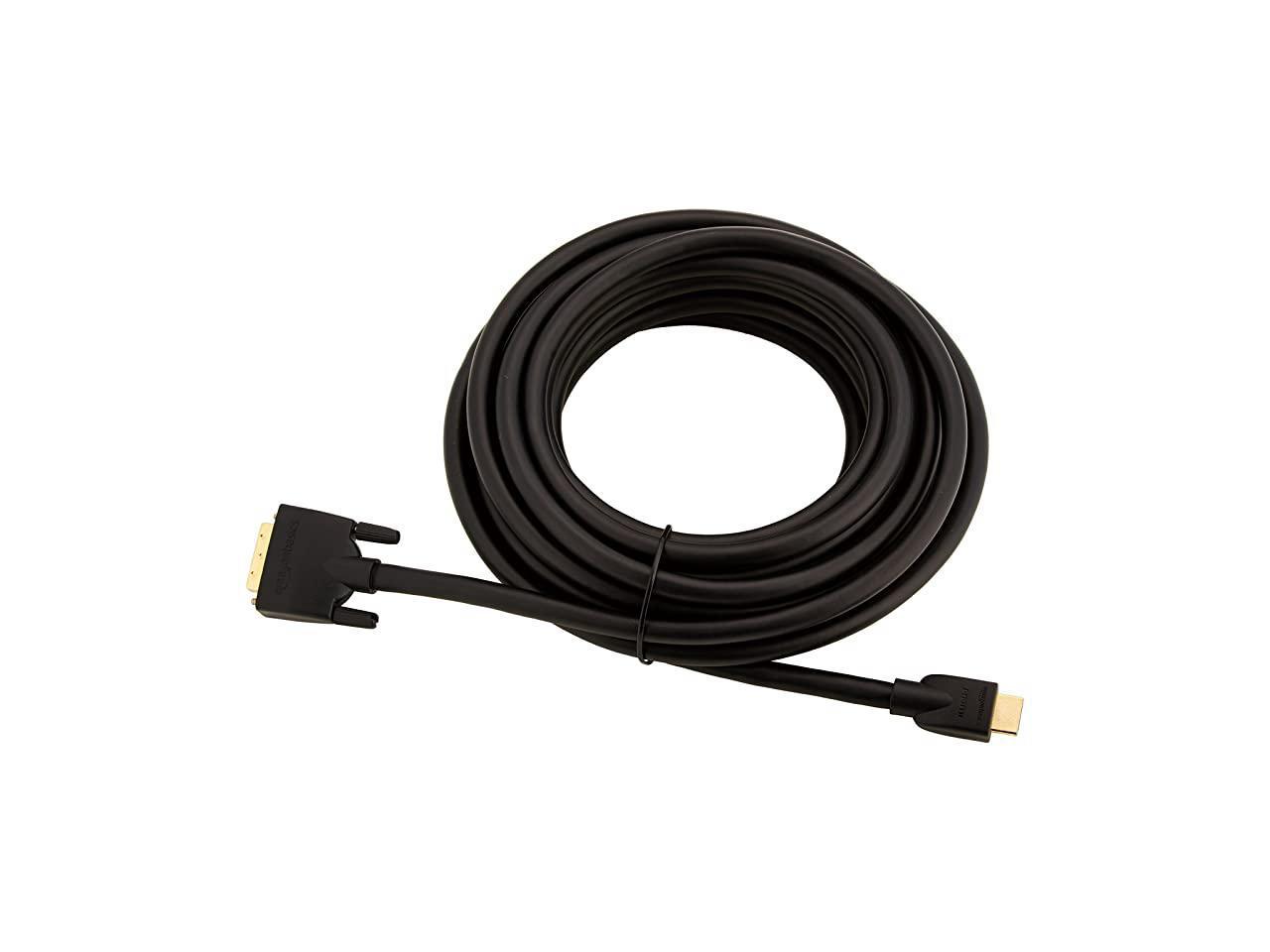 Basics HDMI to DVI Adapter Cable Black 25 feet 1Pack - Newegg.com