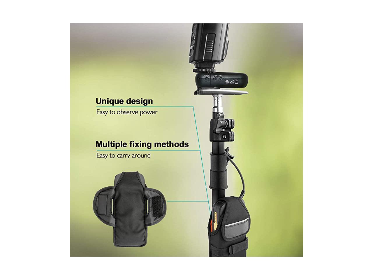 External Flash Battery Pack Rapid Flash Recycling Portable for