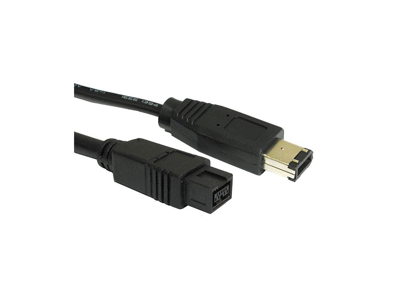 10 Feet Apple and Sony iLink Devices 10Ft FireWire Cable IEEE1394b 9pin-9pin 800Mbps Compatible with Windows 