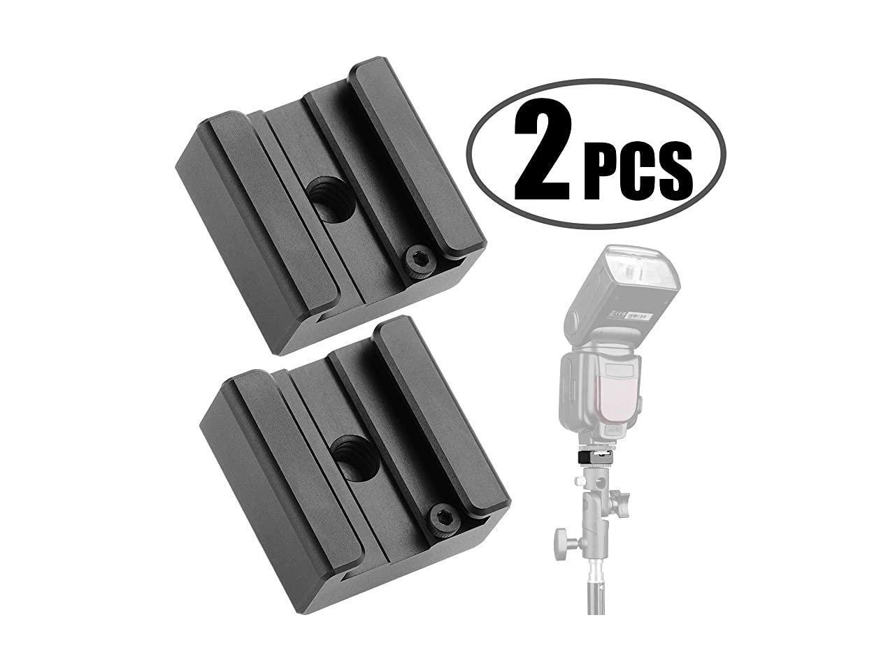 Updated Flash Cold Shoe Mount Adapter Flash Shoe Mount Flash Stand Adapter with 1420 Tripod