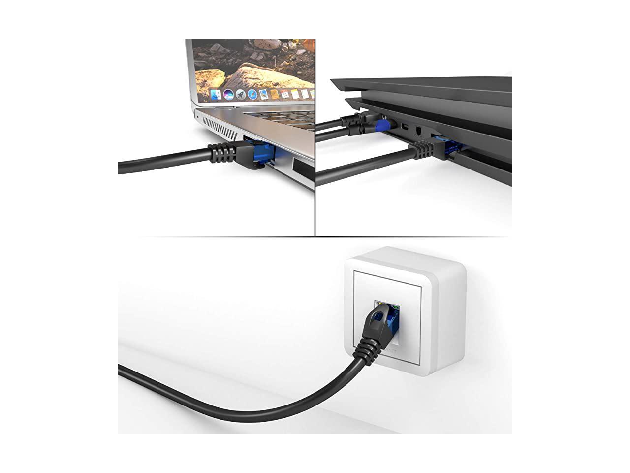 Network Lan Patch Cable 10 feet transfers a maximum