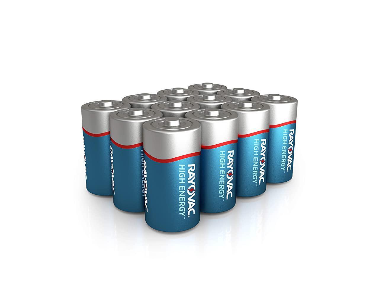 C Batteries Alkaline C Cell Batteries 12 Battery Count