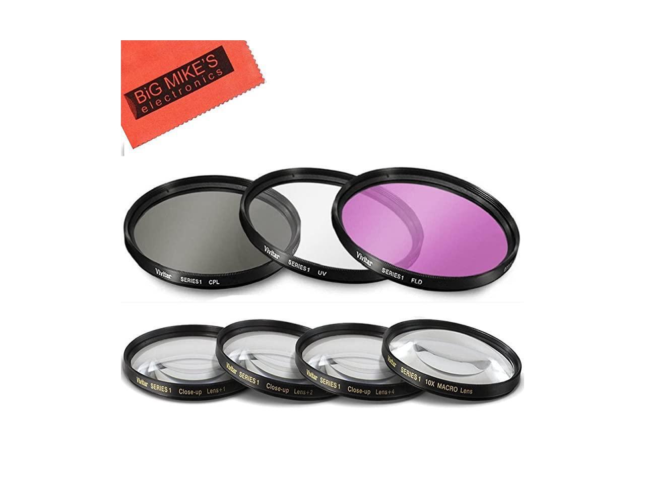 Piece 405mm Filter Set Includes 3 PC Filter Kit UVCPLFLD and 4 PC Close Up Filter Set for Sony