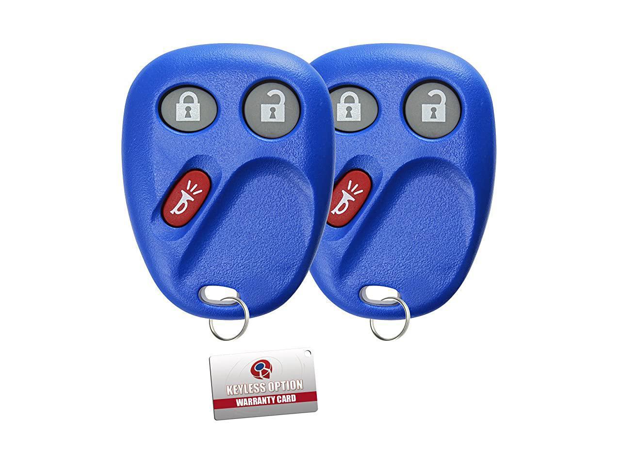 2 Keyless Entry Remote Car Key Fob Control for MYT3X6898B 15008008 15008009 Blue 