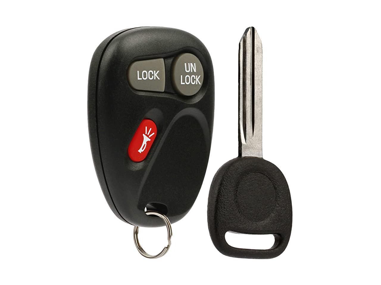 15732803 Set of 2 Key Fob Keyless Entry Remote with Ignition Key fits Chevy Astro Blazer S10 Silverado Suburban Tahoe/GMC Jimmy Safari Sierra Sonoma Yukon/Oldsmobile Bravada 