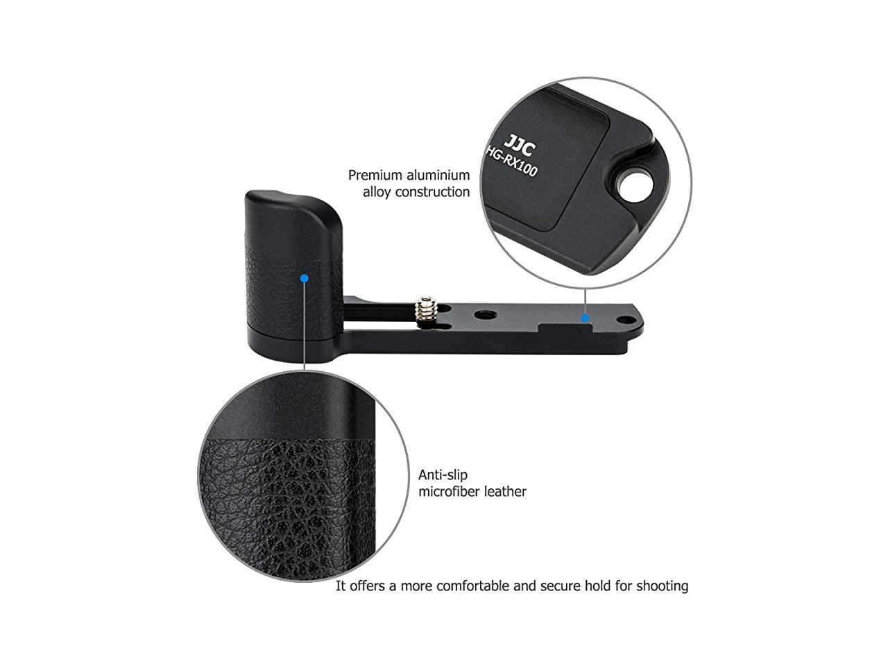 JJC Hand Grip Bracket for Sony RX100 VI V IV III II Replace Sony AGR2 Attachment Grip with a Screwdriver for Easy Installation