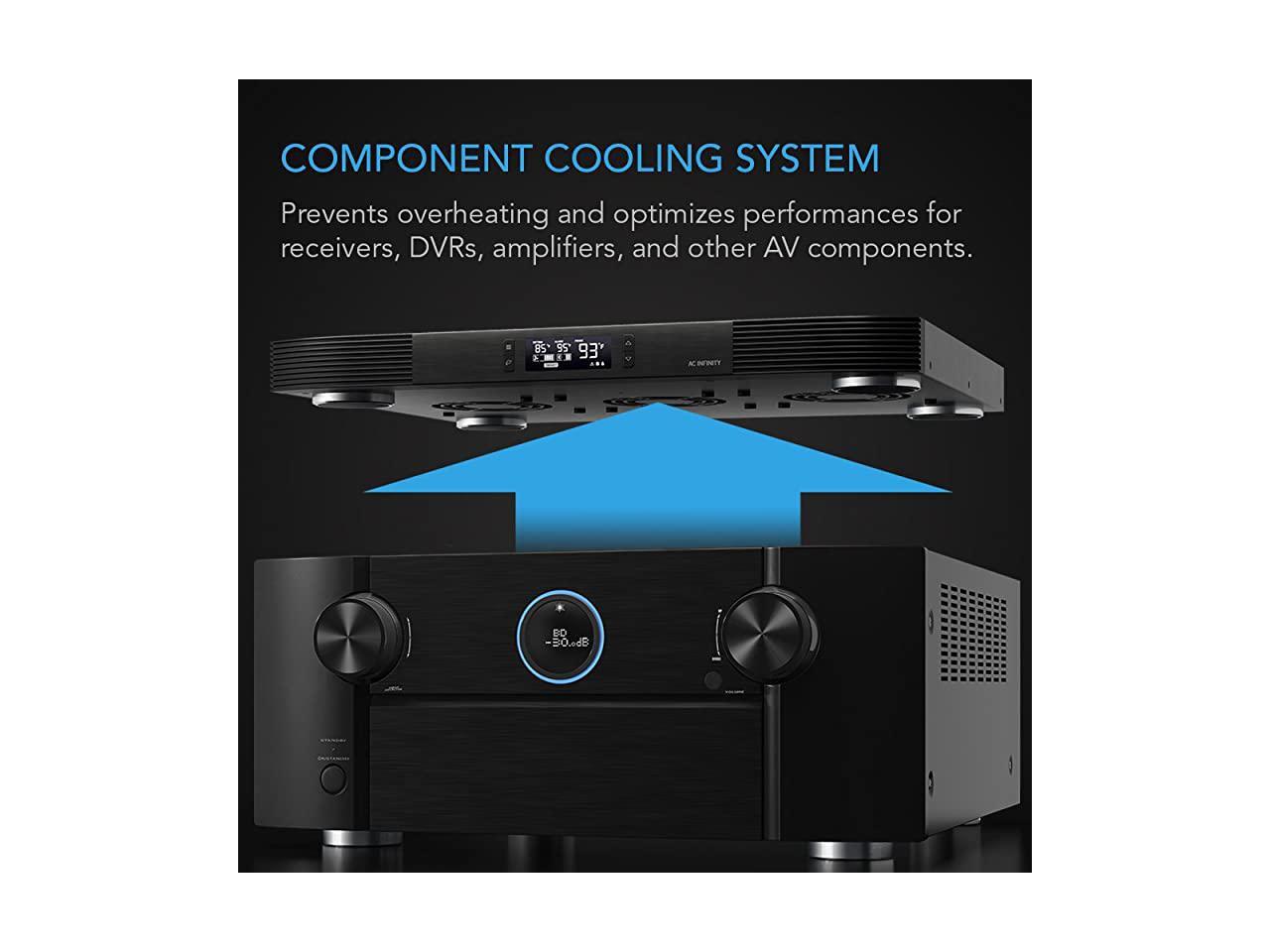 T8 Quiet Cooling Blower Fan System 17 RearExhaust for Receivers