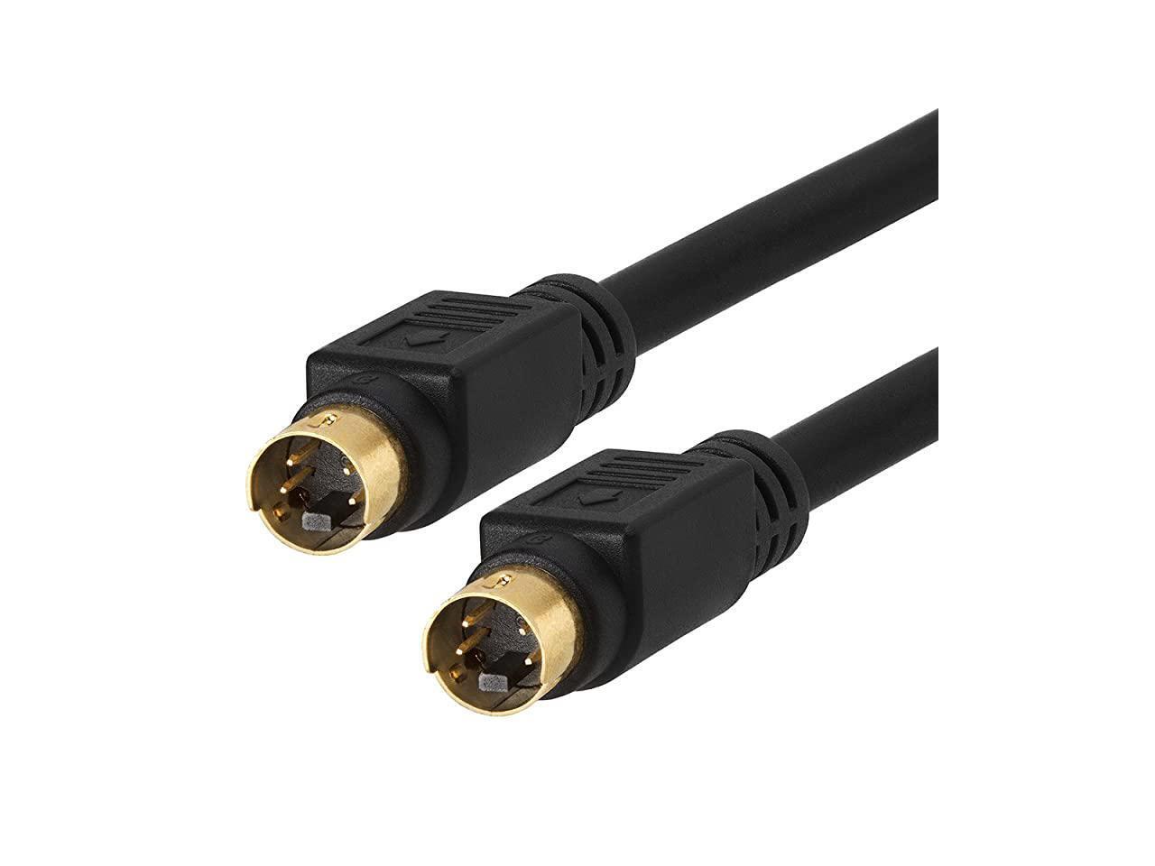 SVideo Cable GoldPlated SVHS 4PIN SVideo Cord 50 Feet