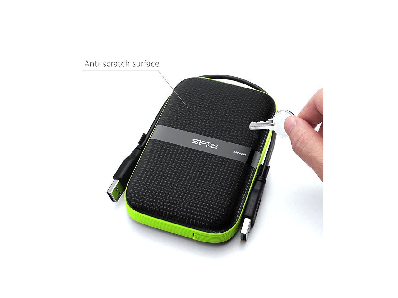 Power 4TB USBC USB 30 Rugged Portable External Hard Drive Armor A60
