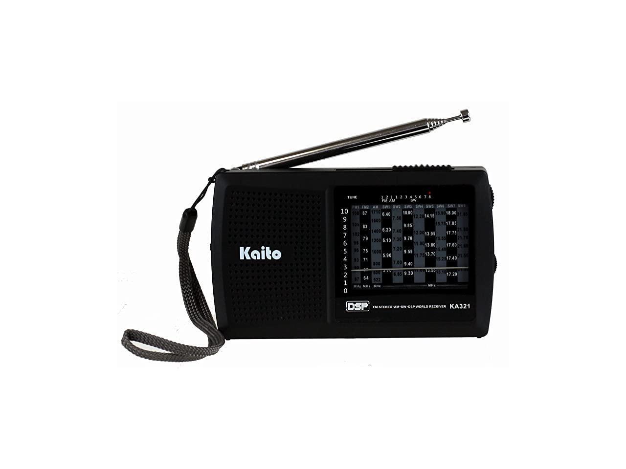 Kaito KA321 Pocket-size 10-Band AM/FM Shortwave Radio with DSP 