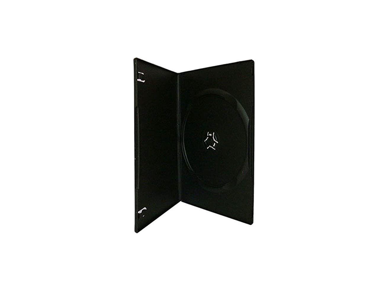 for sale online Maxtek 7mm Media Storage & Organization Slim Black Double Cd/dvd Case 100 Pack 