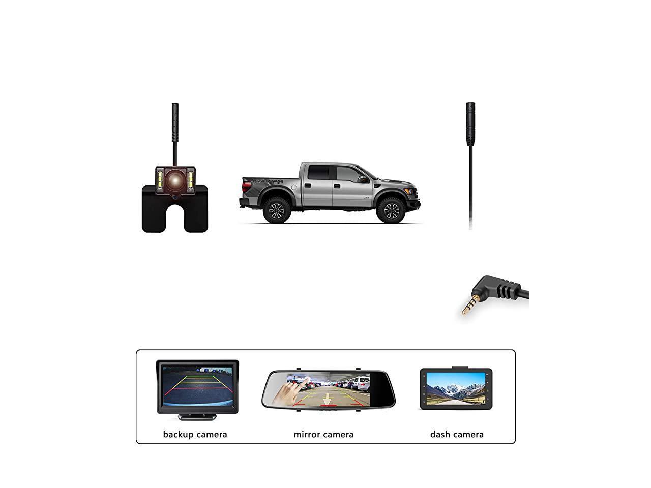 Dash Cam Rearview Backup Camera Extension Cord25mm 98 Ft Male to Female Car Driving Recorder