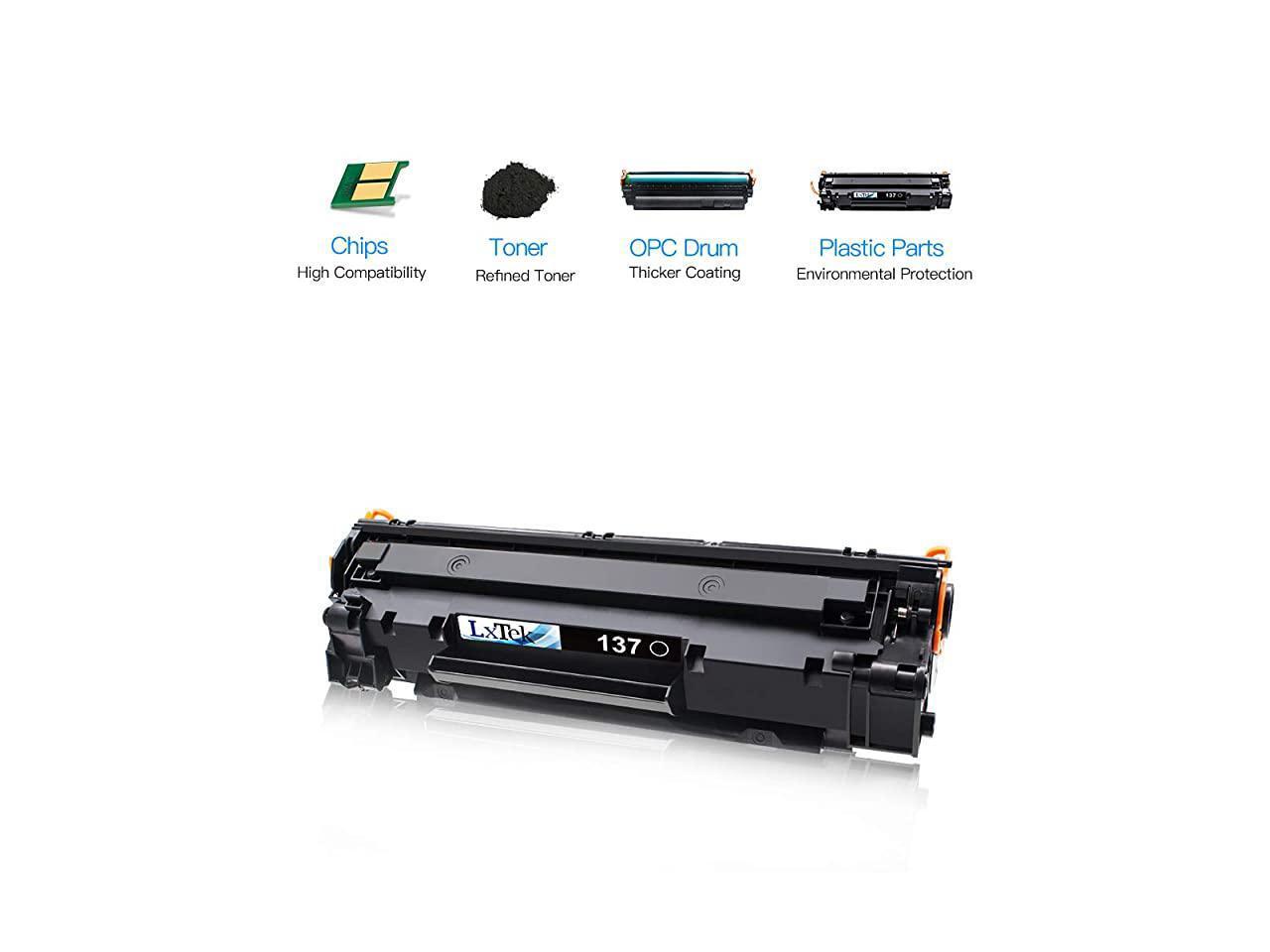 E-Z Ink 137 Black Compatible Toner Cartridge Replacement For Canon 137 CRG 137 CRG137 9435B001AA To Use With ImageClass D570 MF236n MF216N MF227dw MF247dw MF212w MF217w MF244dw Printer (Black, 4 Pack