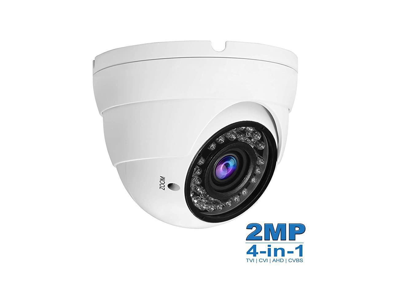 2MP 1080P AHD Analog CCTV Dome Security Camera Outdoor Night Vision Wide Angle