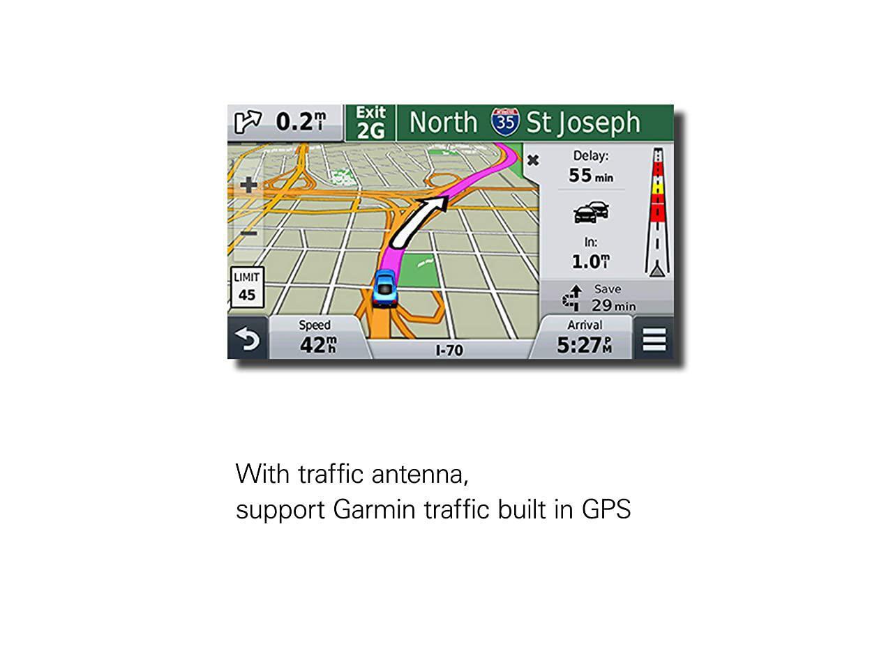 Tech USB Car Charger Adapter Power Cord TA10 TA20 for Garmin Nuvi 55lmt