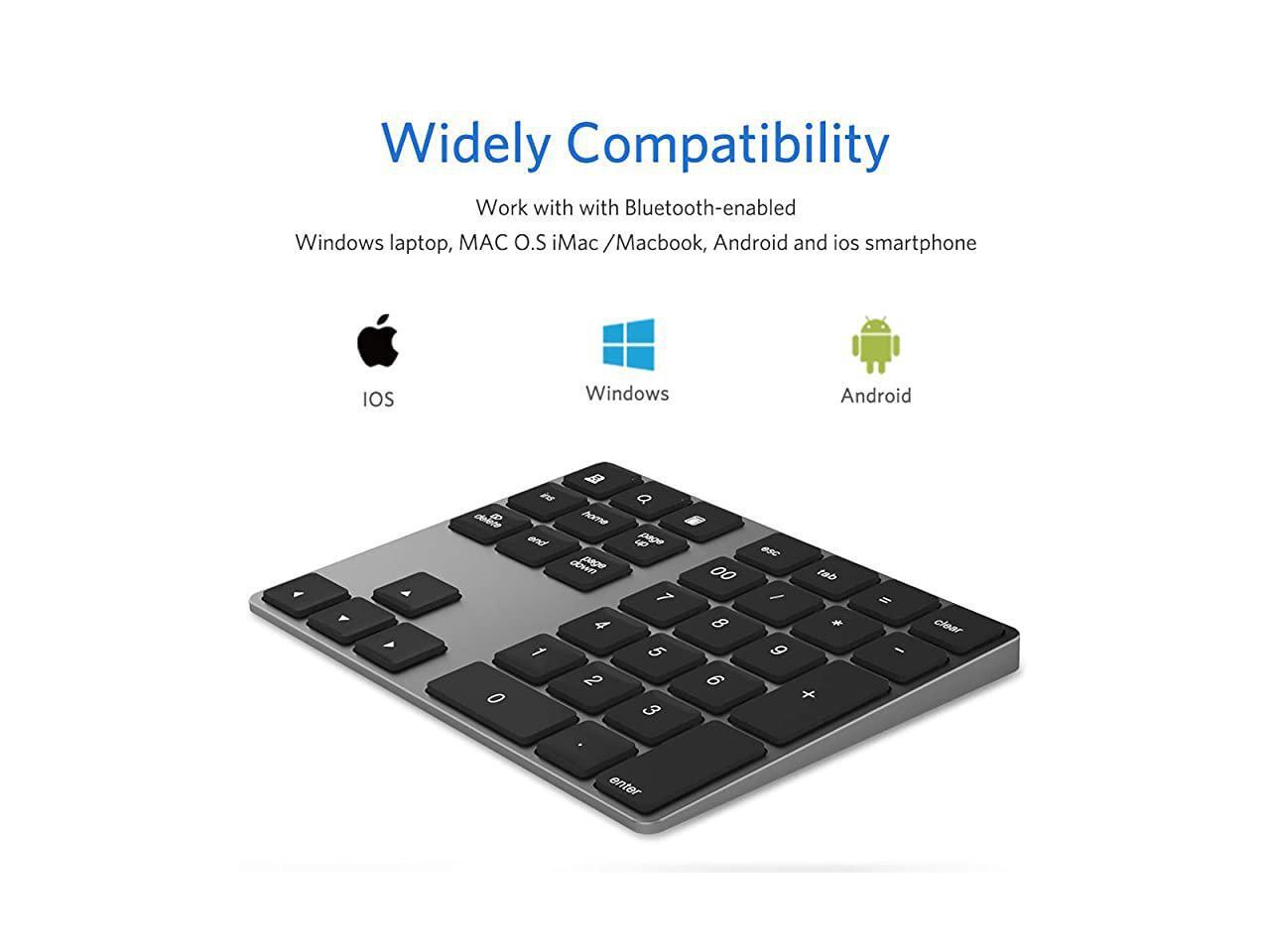 wireless numeric keypad compatable with apple mac