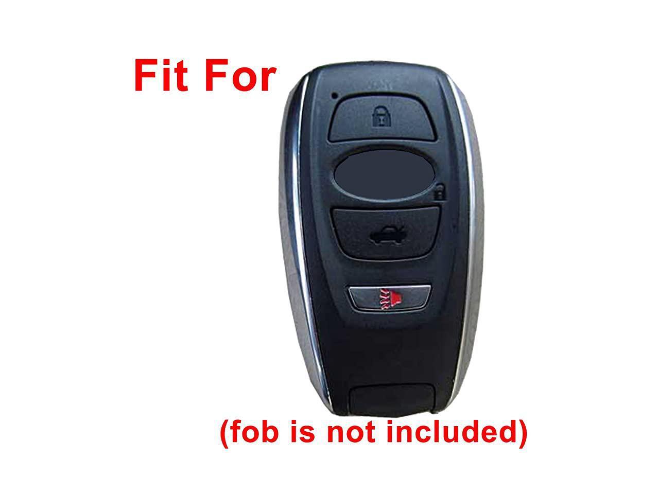 2Pcs 4buttons Key Fob Cover Remote Control Case Keyless Entry Jacket Shell for 2018 2017 Subaru