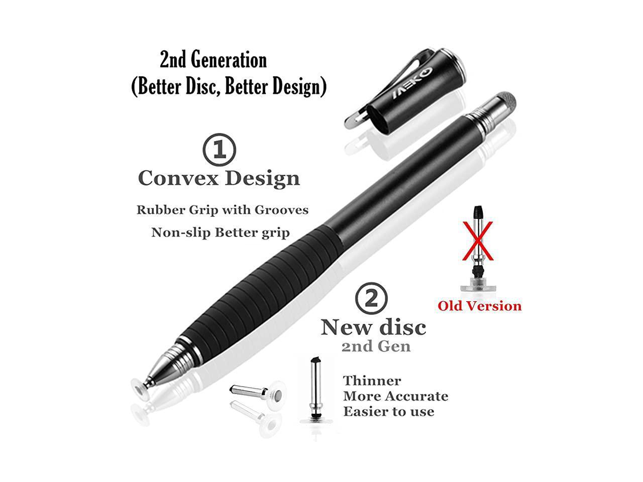 2nd Generation 2 in 1 Precision Series Disc Stylus Pen for iPhone iPad