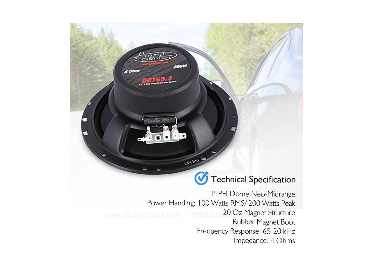 Standard 65 In Car Speaker Size Universal OEM Quick Replacement