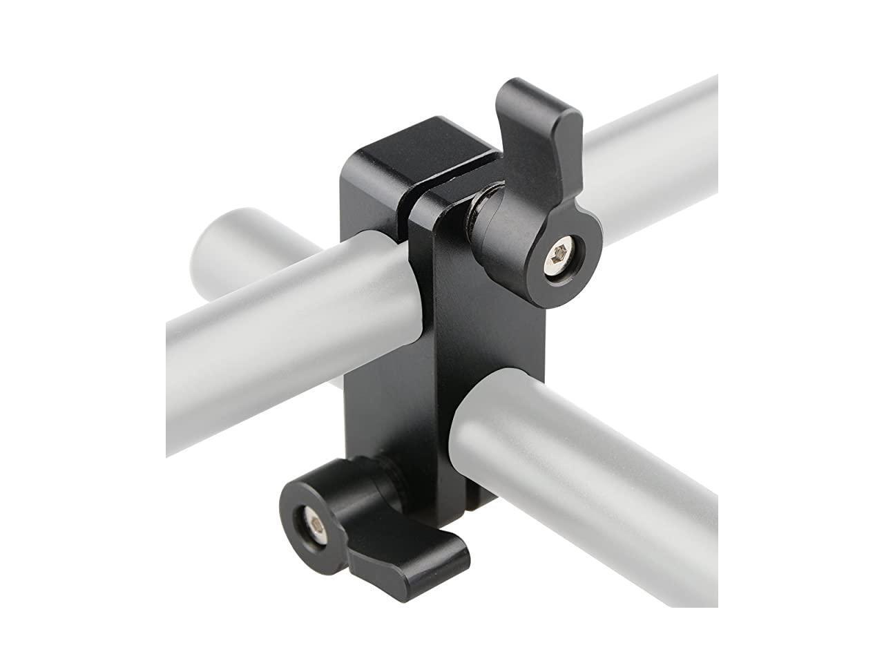 Right Angle Rod Clamp 15mm Rod 90 Degree Rotate for Video Camera DSLR