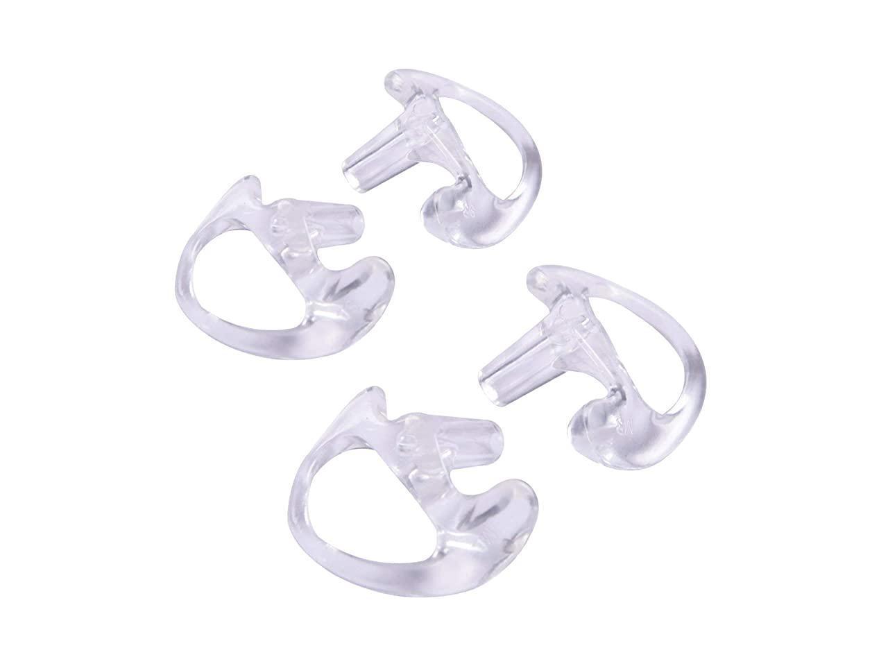 S/M/L Two Way Radio Ear Mold Earpiece Soft Insert for Acoustic Coil Tube Earbud 