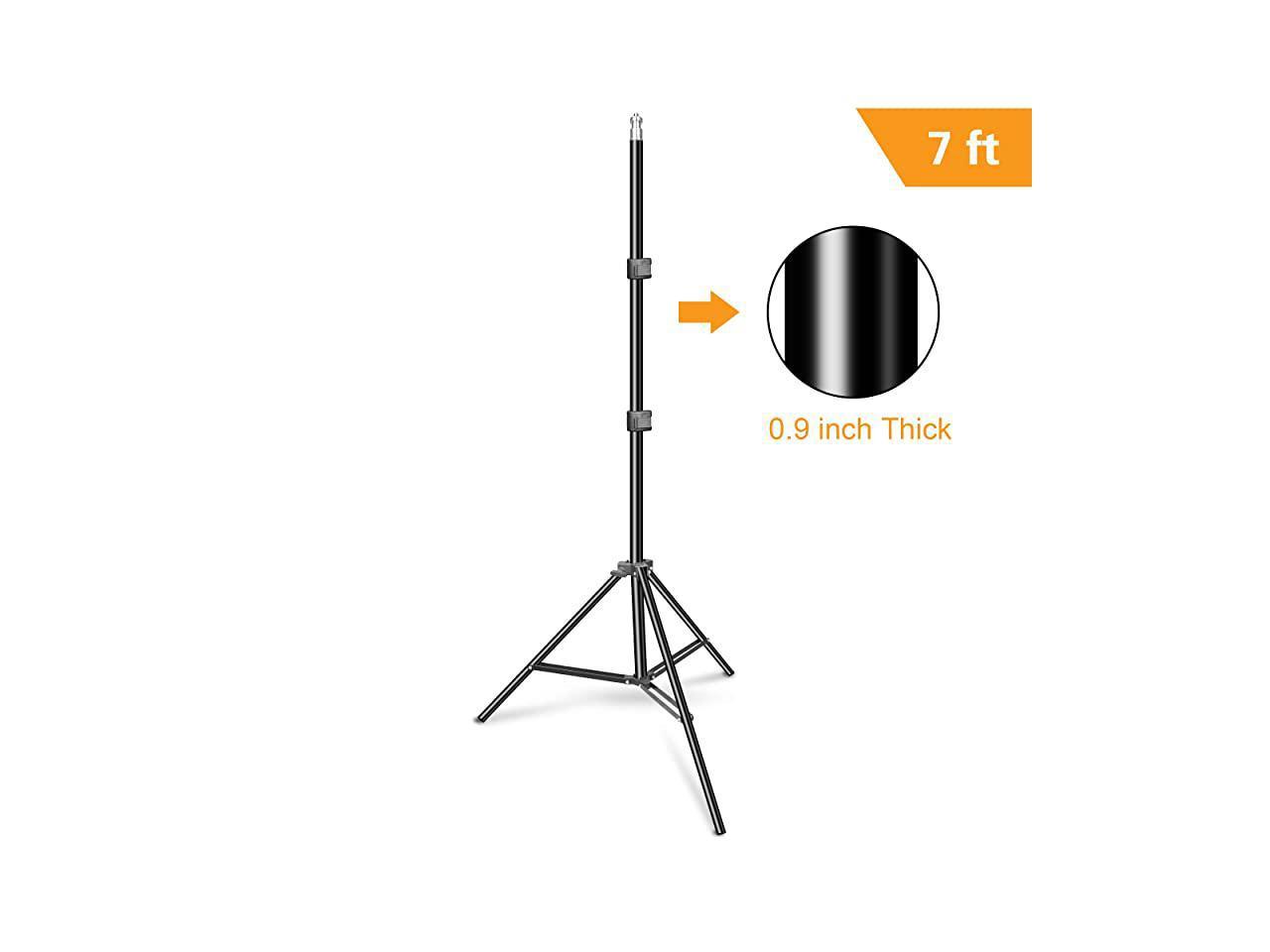 7 Ft Light Stand for Photography, Portable Photo Video Tripod Stand