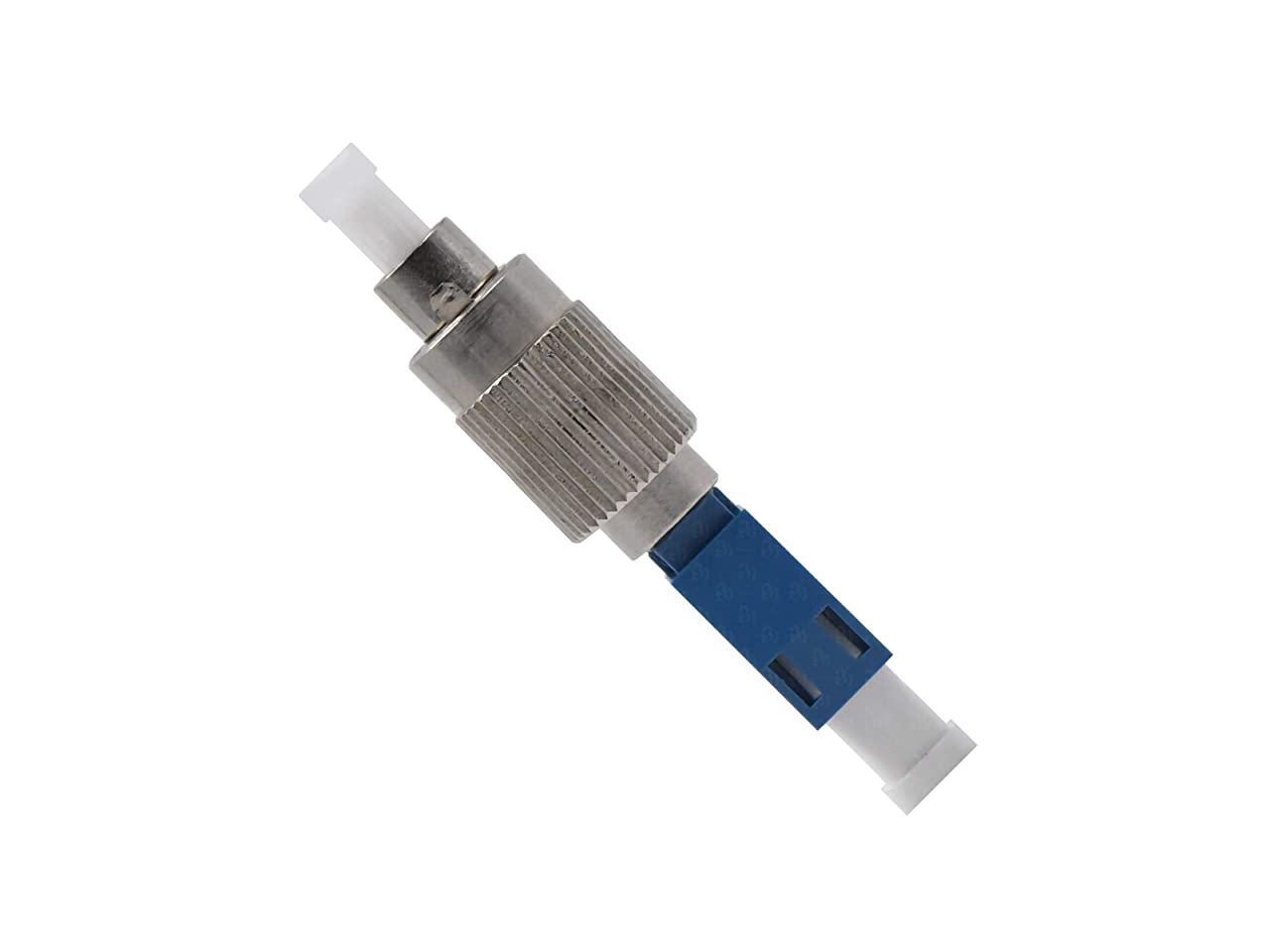 FC Male to LC Female Connector 2.5mm to 1.25mm Hybrid Fiber Optical Convertor Adapter for Optical Power Meter Single Mode 9/125um for VFL Connector Visual Fault Locaotr Adapter 