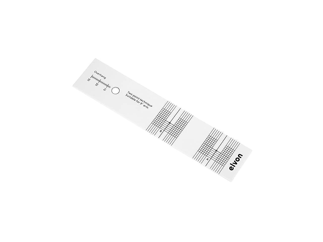 acrylic cartridge alignment baerwald protractor phonograph cartridge stylus alignment tool record lp vinyl with magnifier newegg com