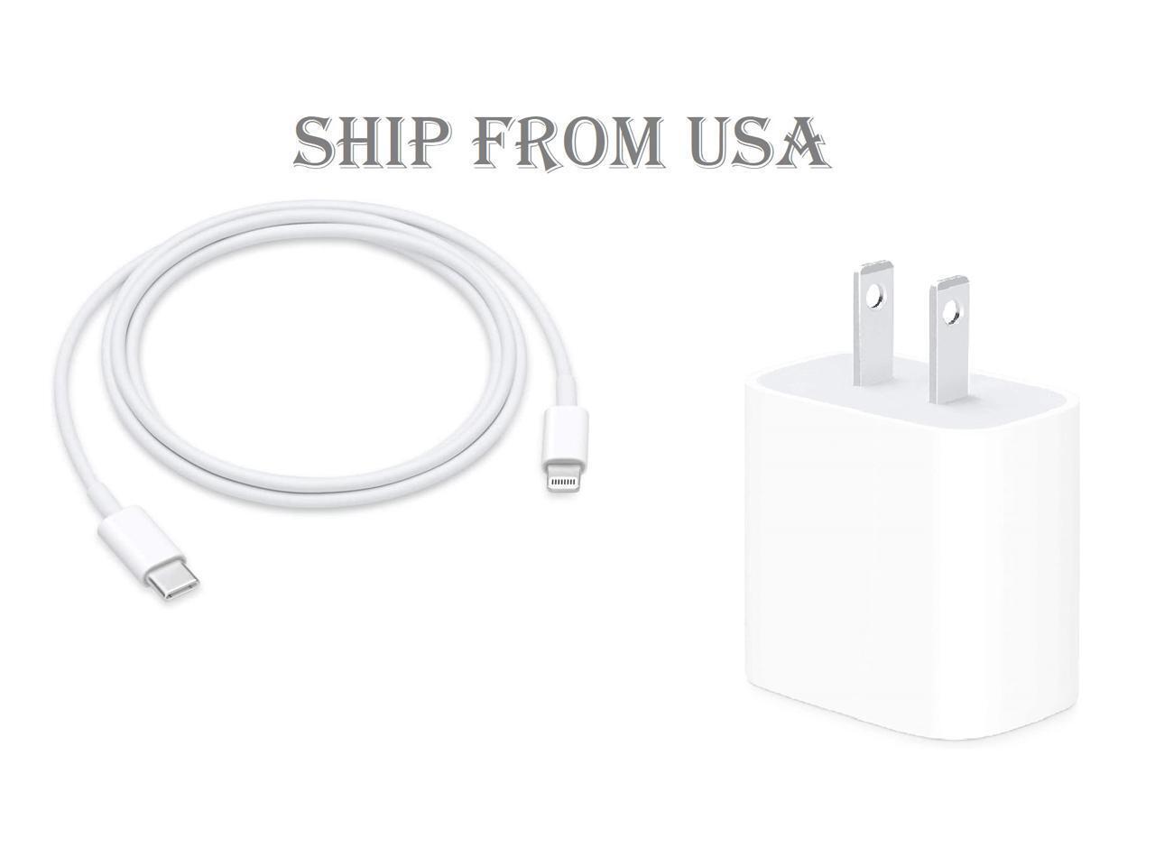 Oem Quality 18w Usb C Charger Ac Power Adapter For Apple Iphone 12 Pro 11 X 8 7 Mu7t2ll A Charging Cable Newegg Com