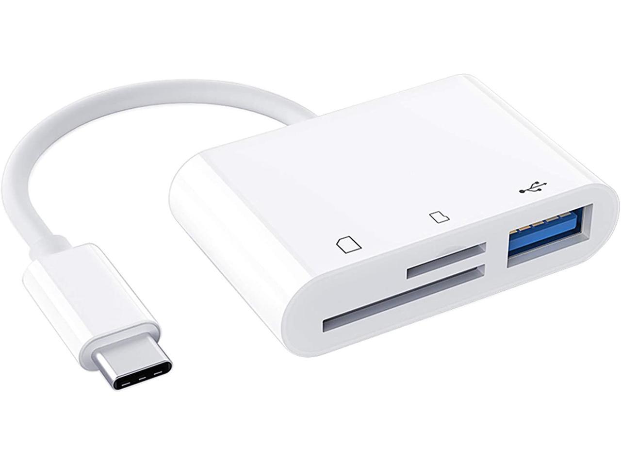 USB C SD Card Reader, Type C SD Card Reader Adapter, Micro SD Computer