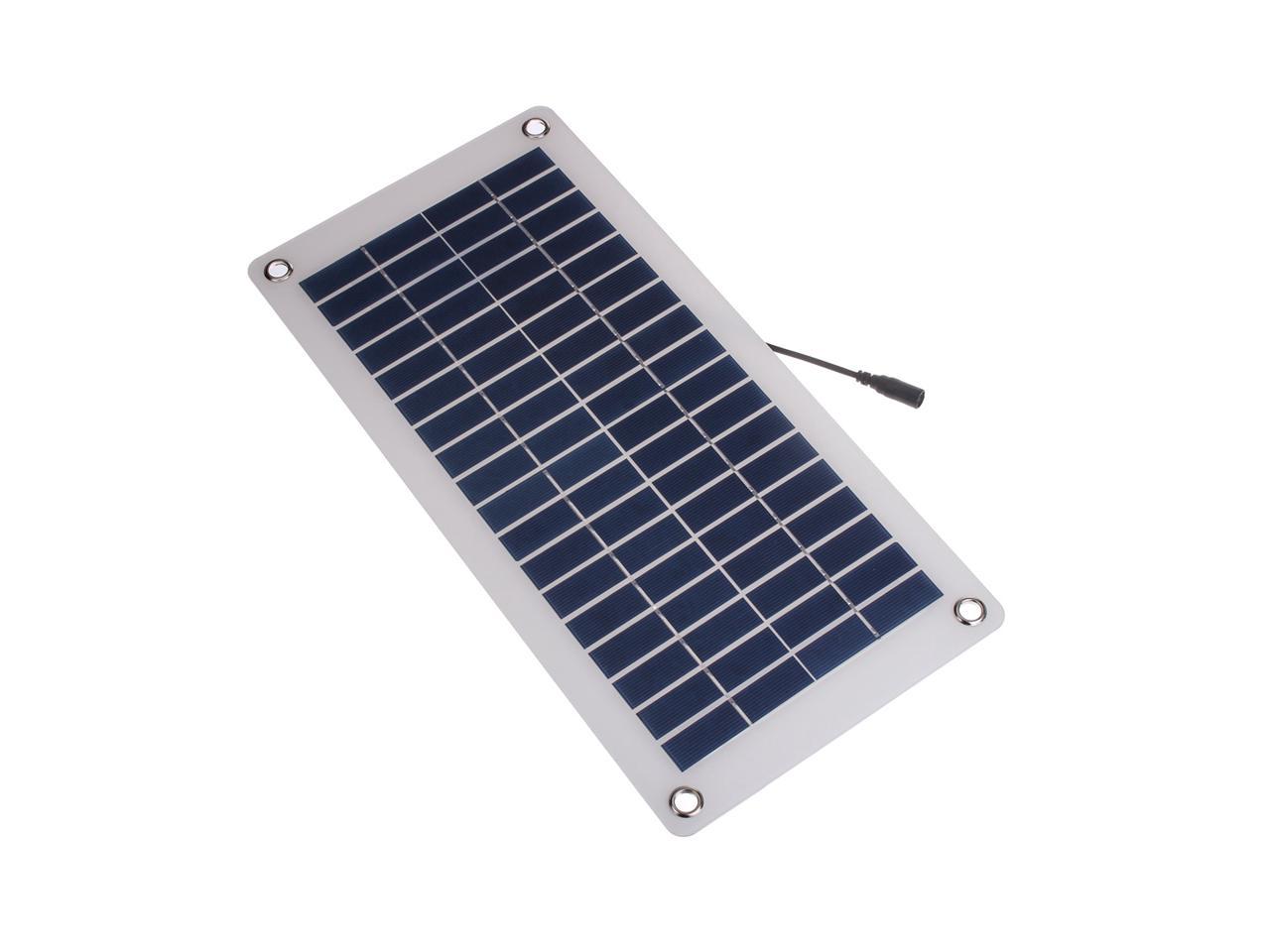 12V 9.2W Solar Panel Powered Kit System Semi-flexible Portable Polysilicon Solar
