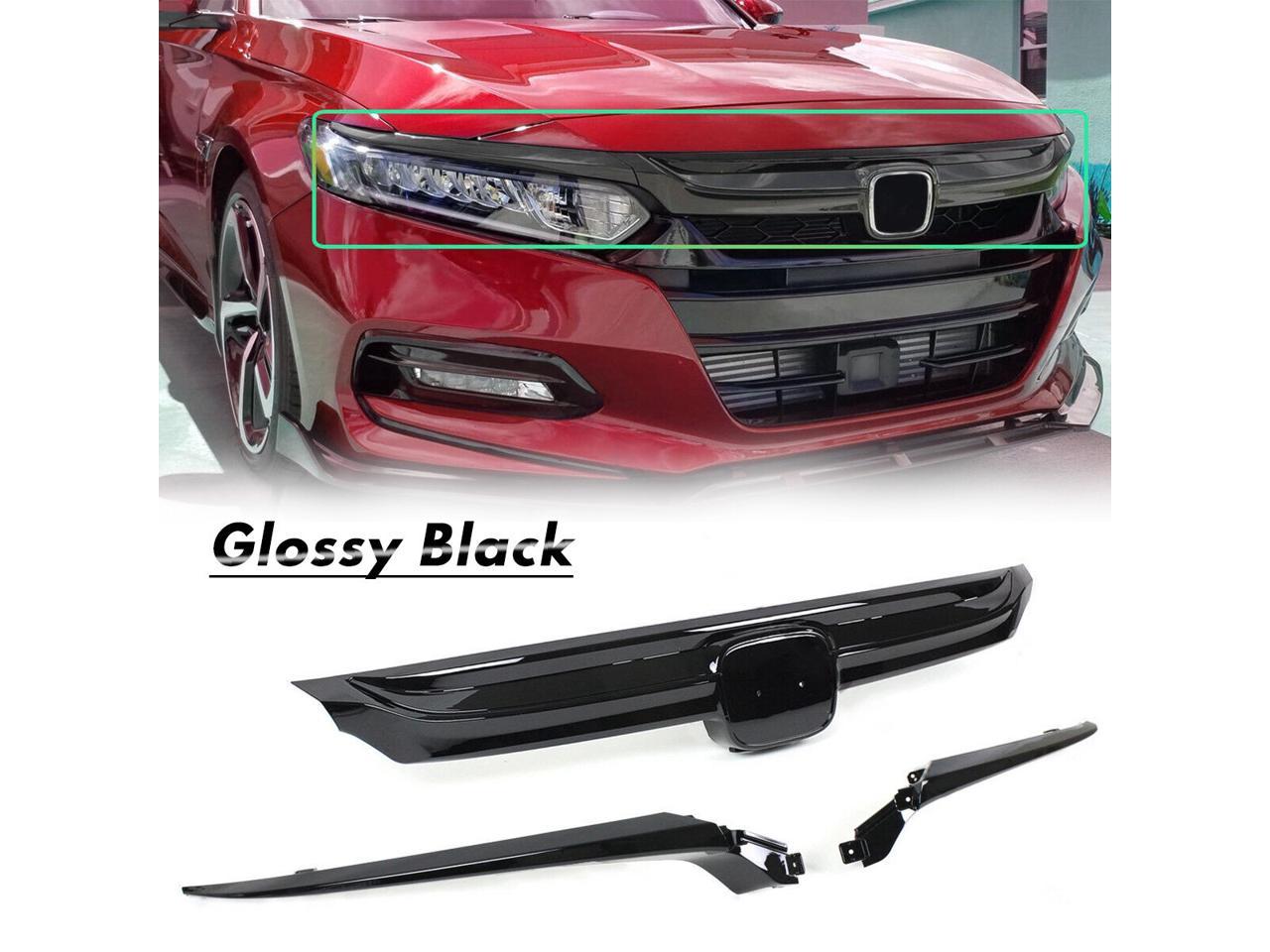 For 20182019 10th Gen Honda Accord Sedan JDM Sport Style Grille Glossy