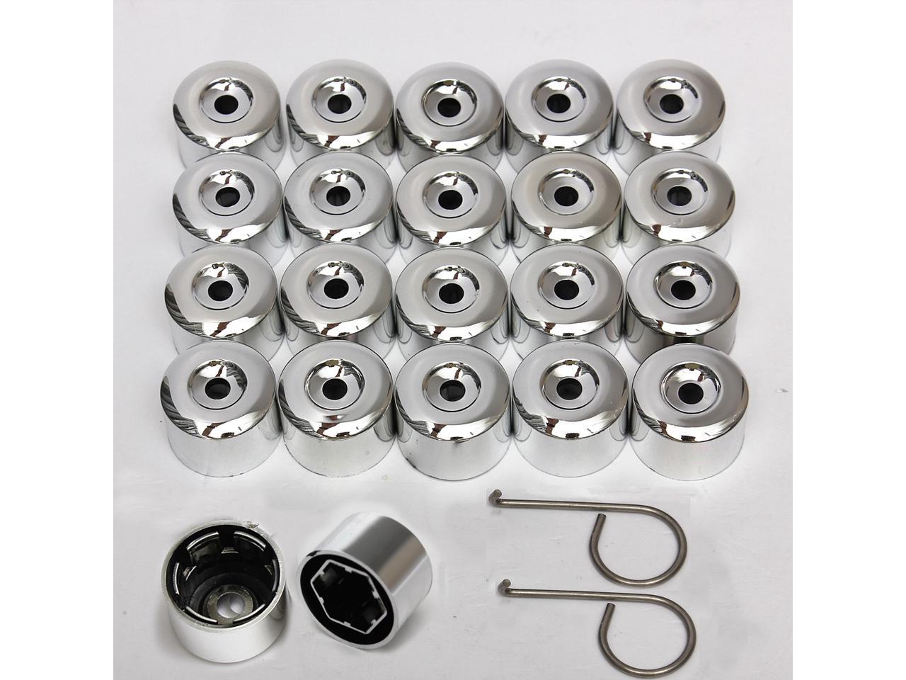 chrome wheel lock nuts