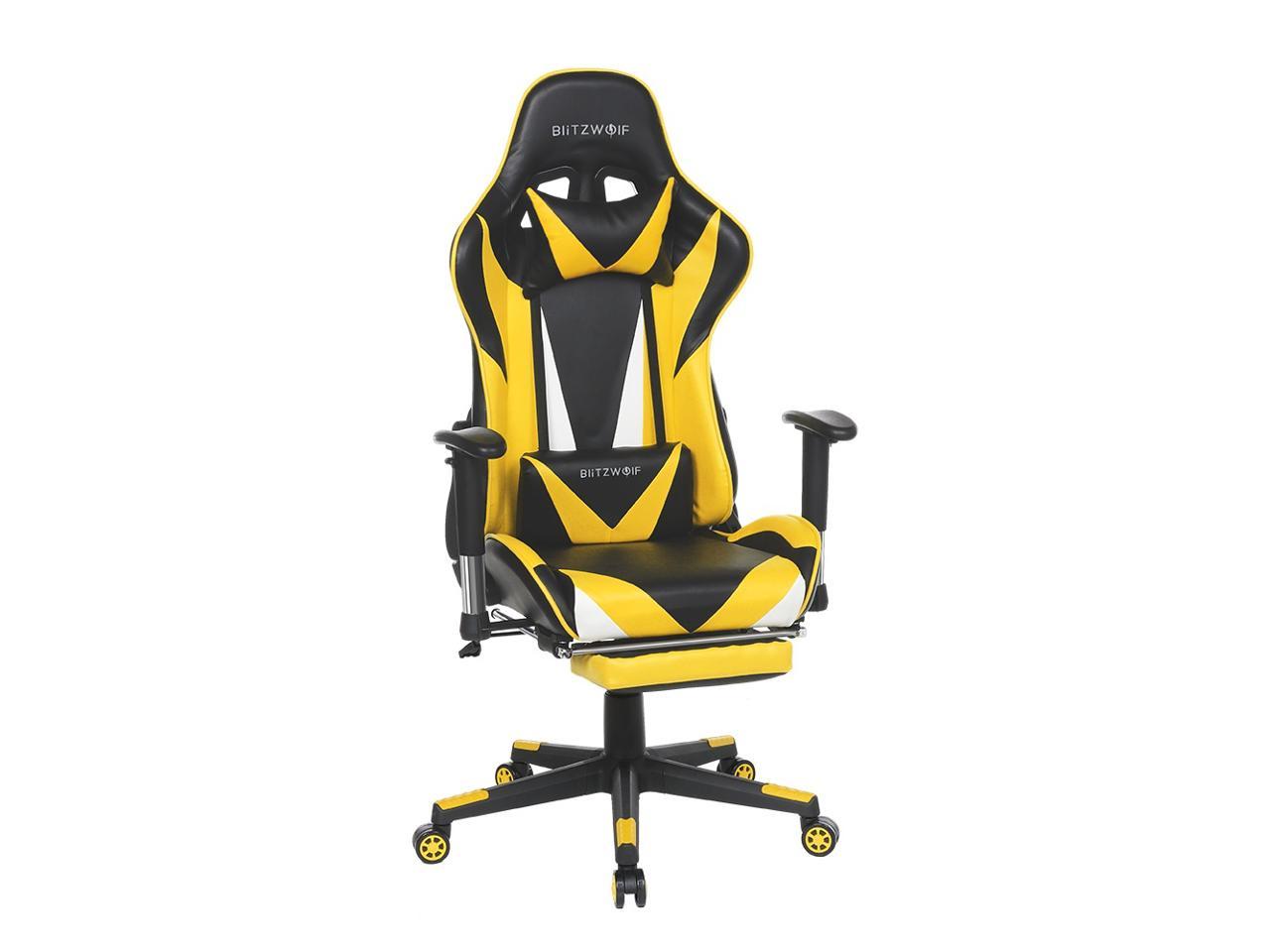BlitzWolf® BW-GC2 Updated Version Gaming Chair Ergonomic Design 180°Reclining Ad
