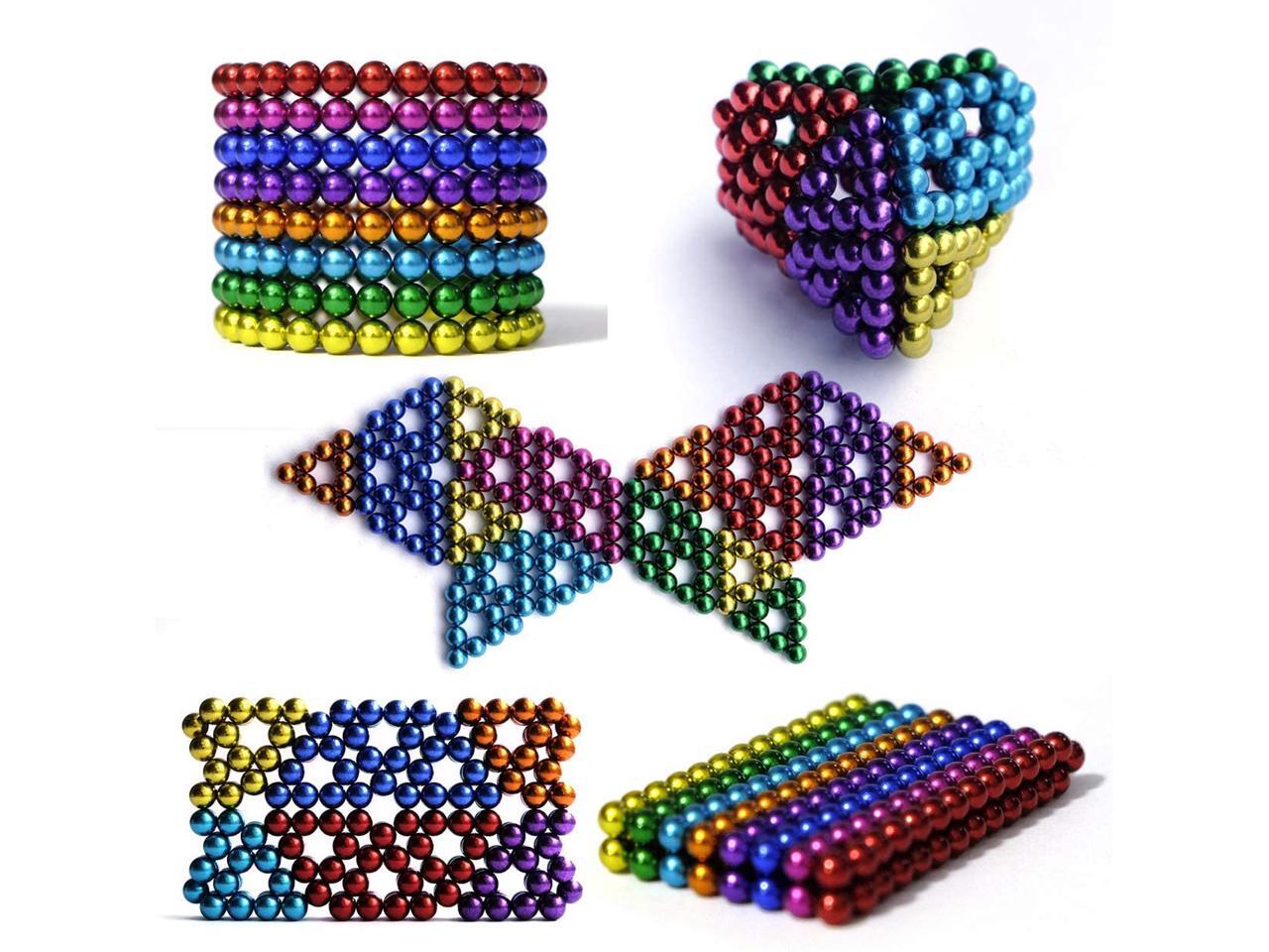 Balls 1000 pcs 5mm 10 Rainbow Colors Balls Multicolored Large