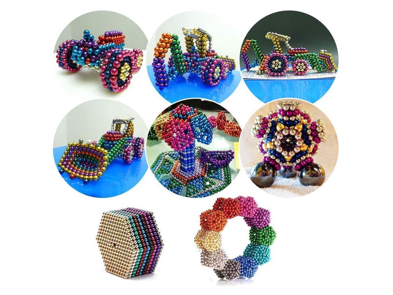 Balls 1000 pcs 5mm 10 Rainbow Colors Balls Multicolored Large