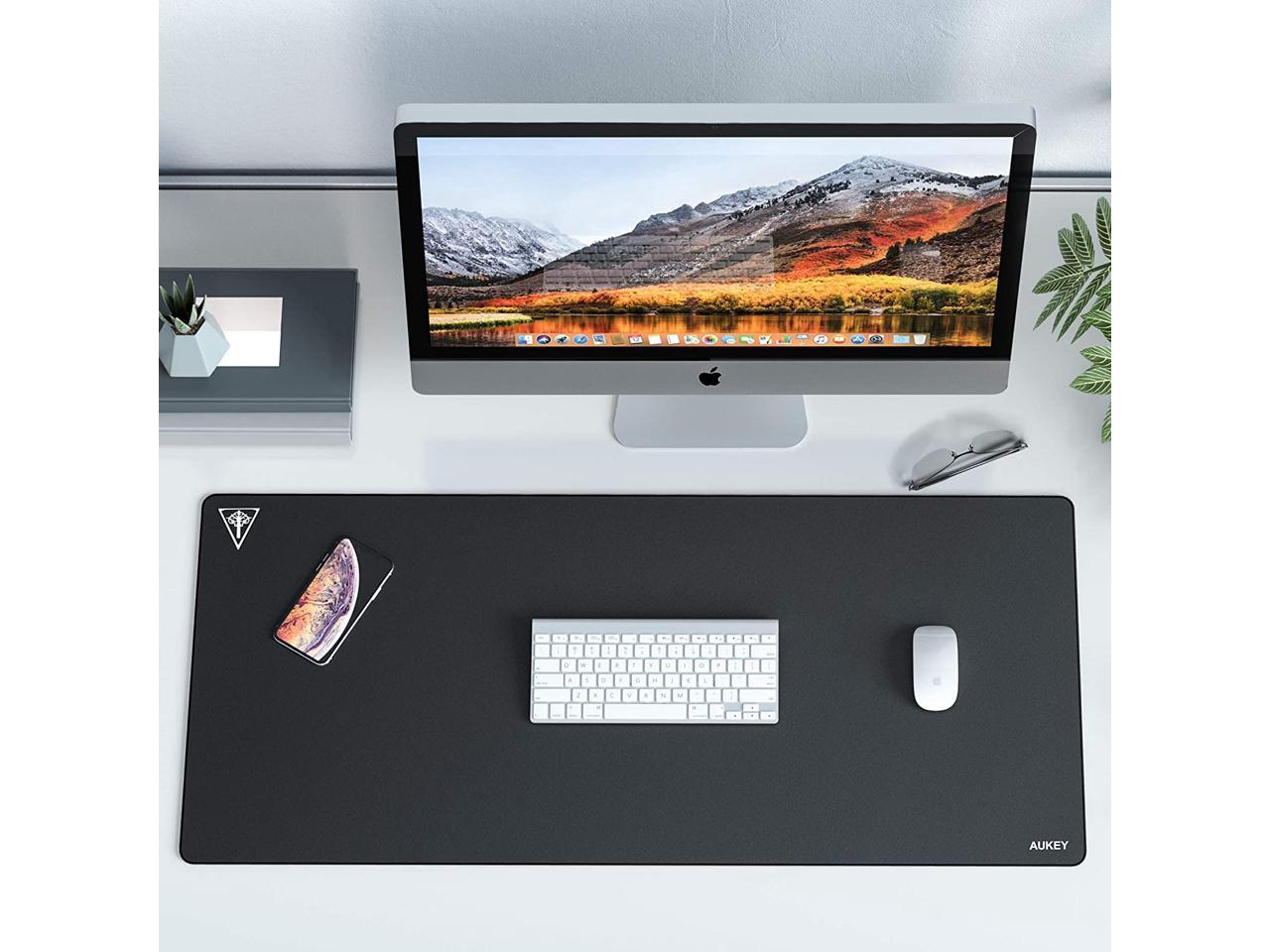 AUKEY Gaming Mouse Pad Large XXL (35.4×15.75×0.15in) Thick Extended Mouse Mat NonSlip Spill