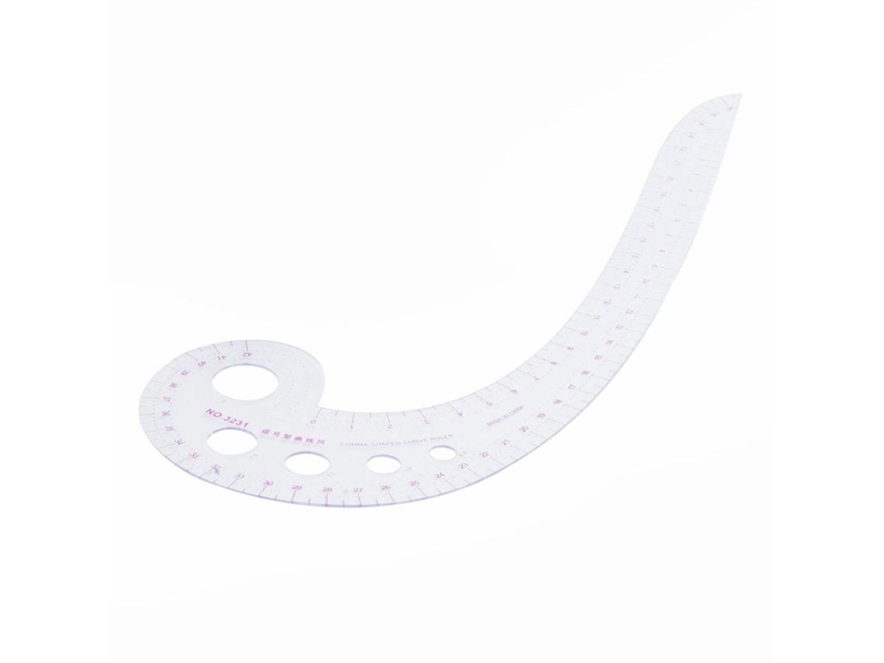 styling design ruler french curve hip curve cutout slot