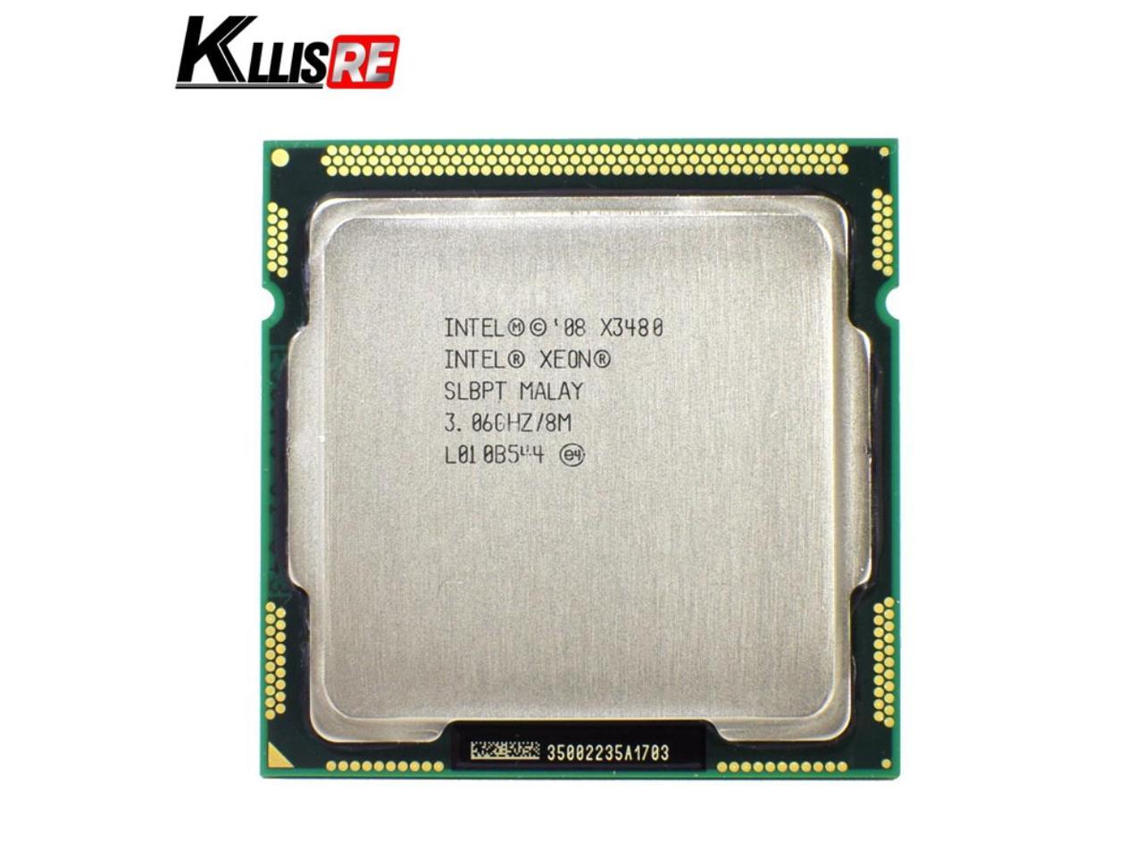 Intel Xeon X3480 Processor 8M Cache 3.06 GHz SLBPT LGA1156 equal i7 880