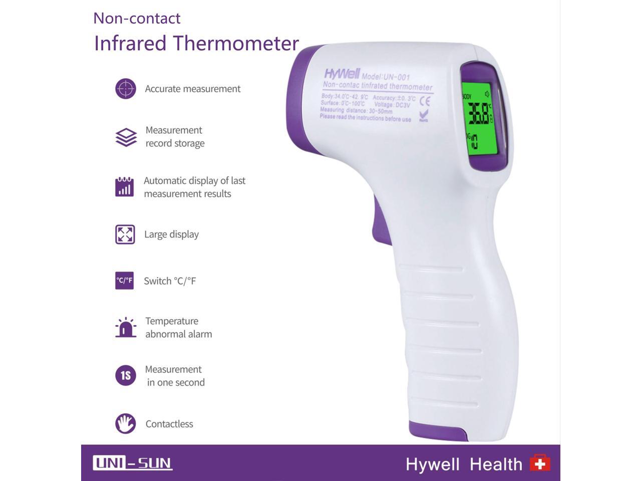 Forehead Infrared Fahrenheit Thermometer,NonContact Digital Infrared