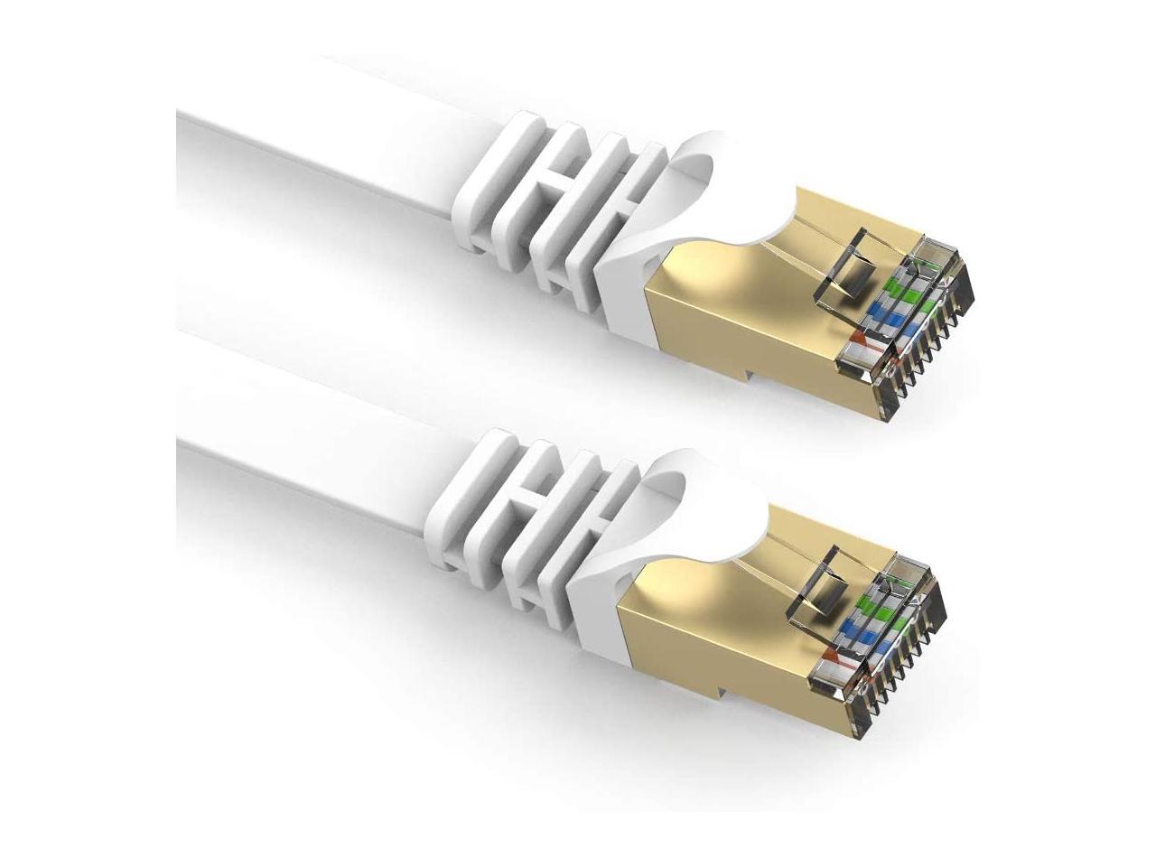 Cat 7 Cable 50 ft Shielded, VANDESAIL Long Cat7