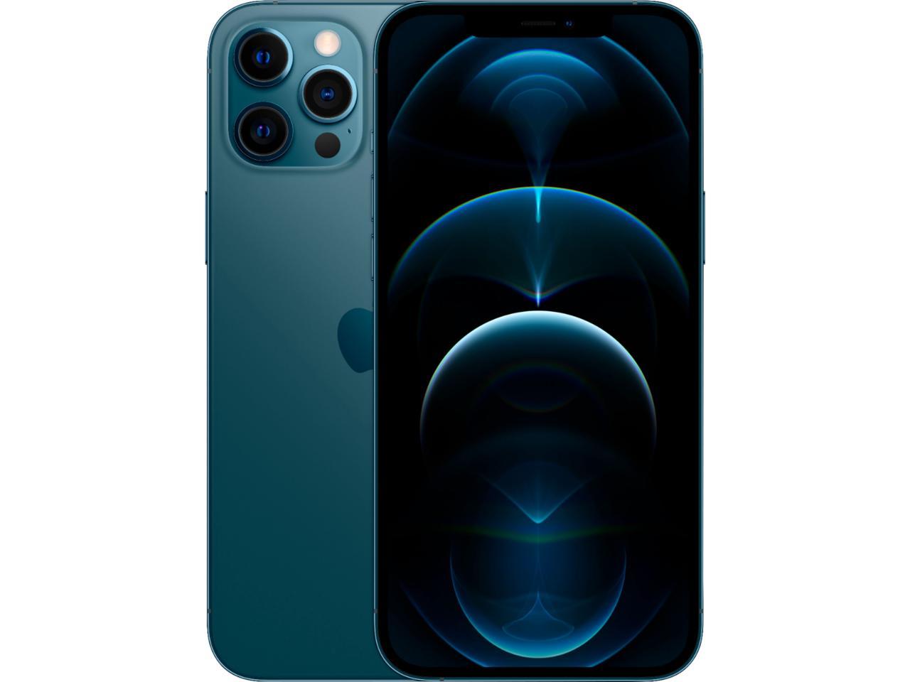 2020 Apple - iPhone 12 Pro Max 5G 256GB - Pacific Blue Unlocked 