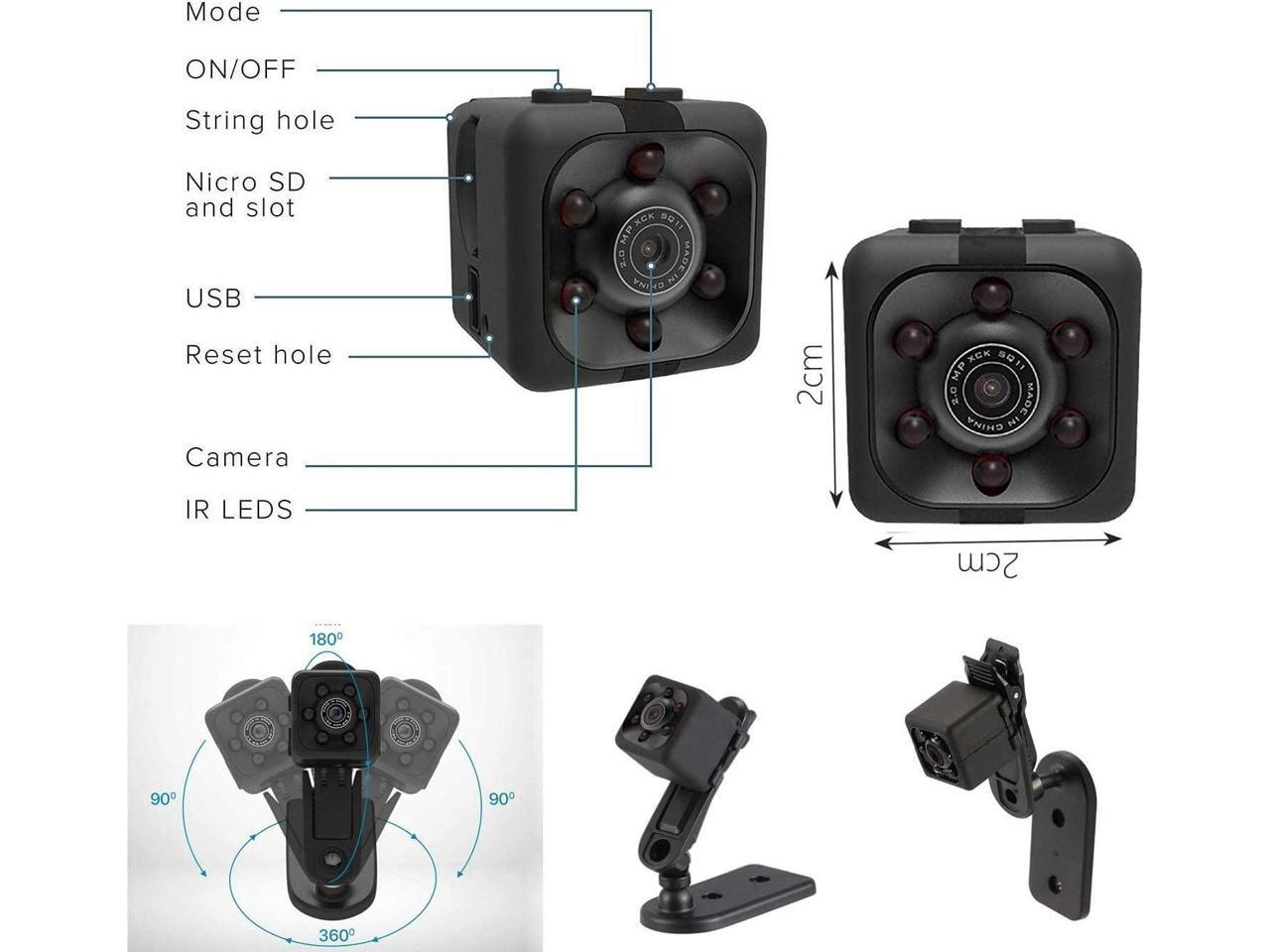 Mini Spy Camera Include 32G SD Card Hidden Camera HD Audio and Video